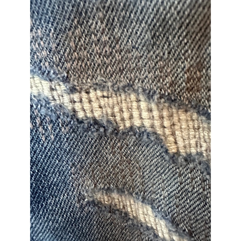 Hudson Los Angeles Skinny Jeans Mens 29 Blue Distressed Button Fly Slim Fit